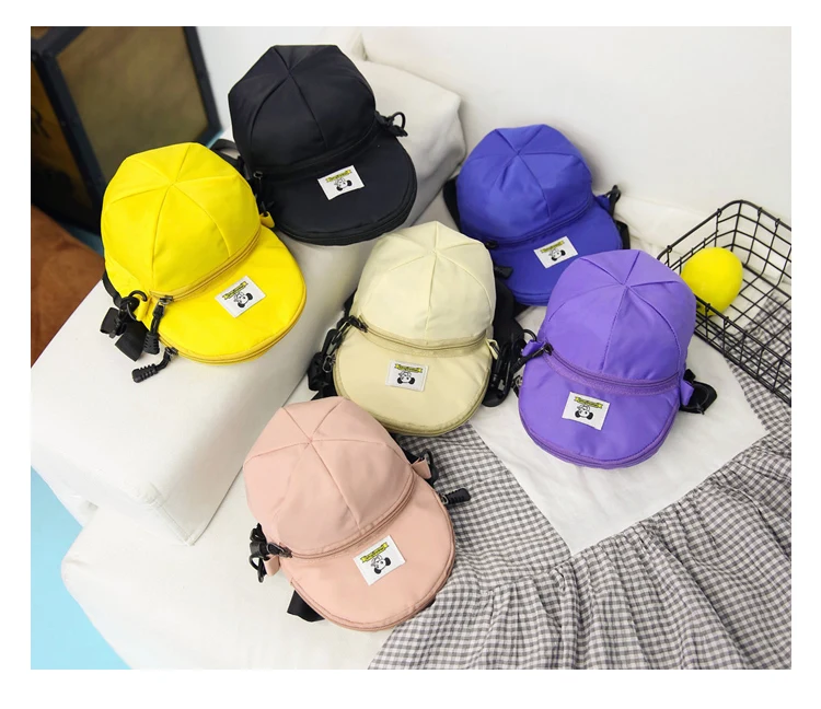 Menghuo New Hot Model Hat Shape Women Nylon Crossbody Bag Cute Handbags Shoulder Bags Creative Lady Messenger Cross body Bags00_31