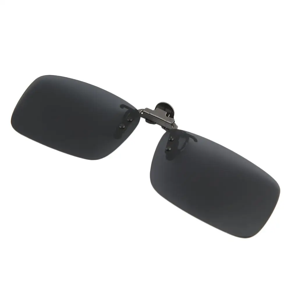 Новые мужские/wo мужские Ретро спортивные поляризованные солнцезащитные очки на застежке для вождения - Цвет: black and grey