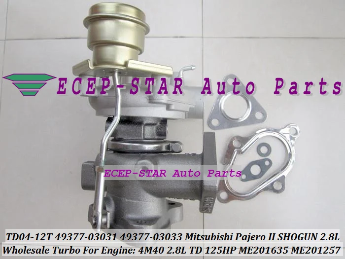 TF035 TD04-12T 49377-03031 49377-03033 ME201635 ME201257 Turbo Turbocharger For Mitsubishi Pajero II SHOGUN 2.8L TD 4M40 125HP (3)