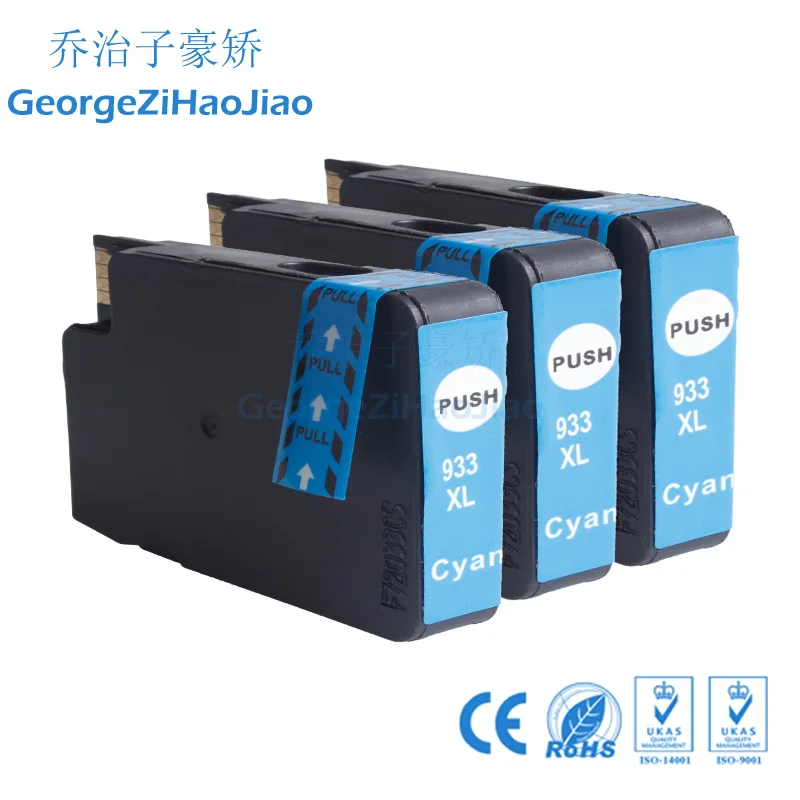 3C 932XL Совместимость 932 для hp сменный чернильный картридж Officejet 6100 6600 6700 7110 7610 7612
