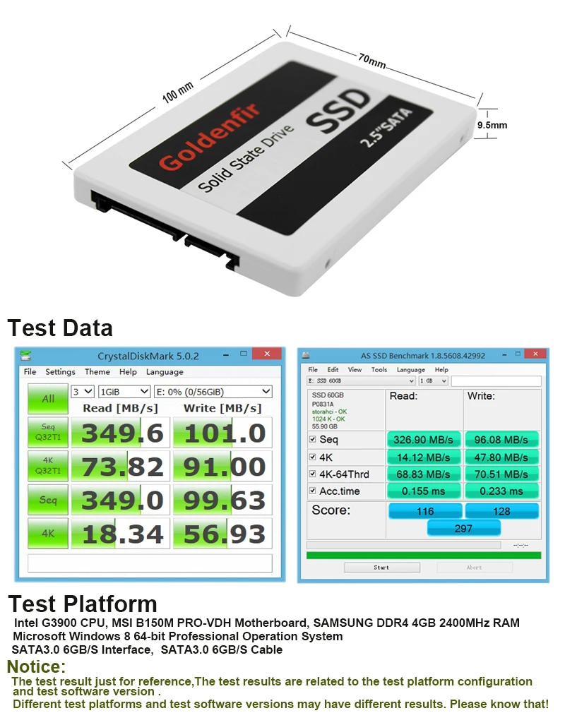 Goldenfir SSD, 240 ГБ, 120 ГБ, 60 Гб, 2,5 дюйма, жесткий диск hd, 64 ГБ, 128 ГБ, твердотельный накопитель для ПК, ssd, 256 ГБ
