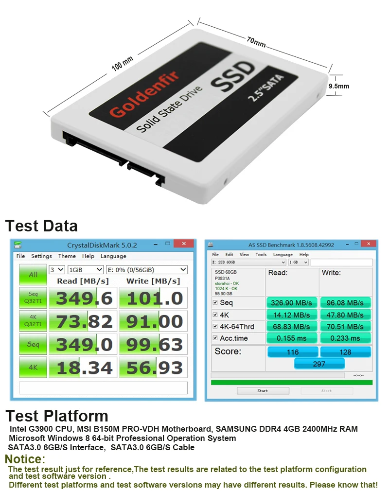 Самый низкий и новейший голденфир 2,5 ssd 120gb внутренний жесткий диск твердотельный драйвер 60gb 240gb ssd диск