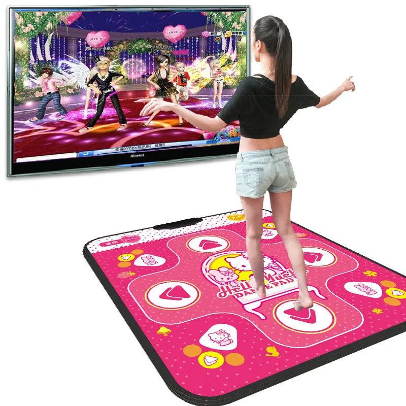 Cartootn Dance Pads USB Port Non slip Fitness Equipment Dancing Mat Pad