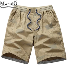 Марка mwxsd мужские повседневные шорты с принтом летние мужские мягкие хлопковые пляжные шорты мужские пляжные шорты Нижняя скейт доска шорты