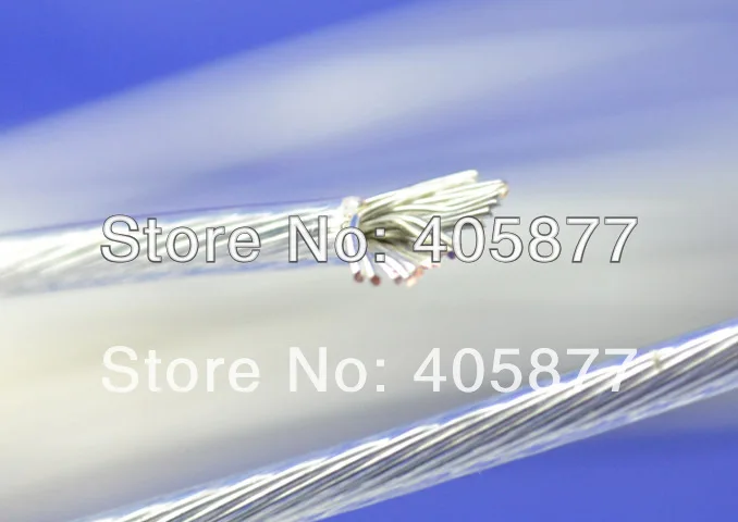 10M High quality OCC Silver plated wire 0 2MM2 Pure silver plated headphone cable DIY earphone wire audio cable wire