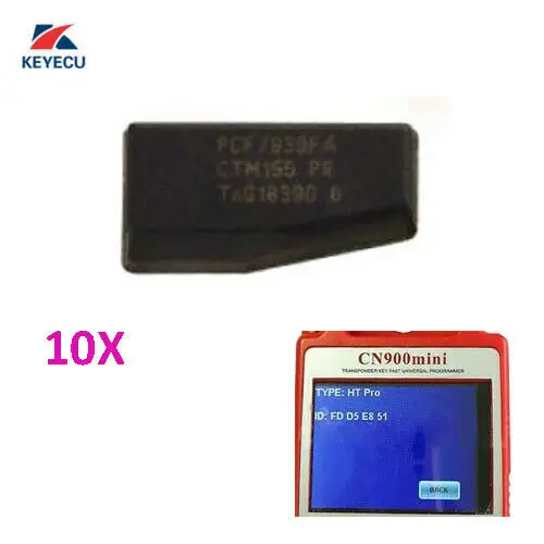 KEYECU 10X PCF7939FA 128 бит транспондер чип HT Pro использовать для Ford | Автомобили и