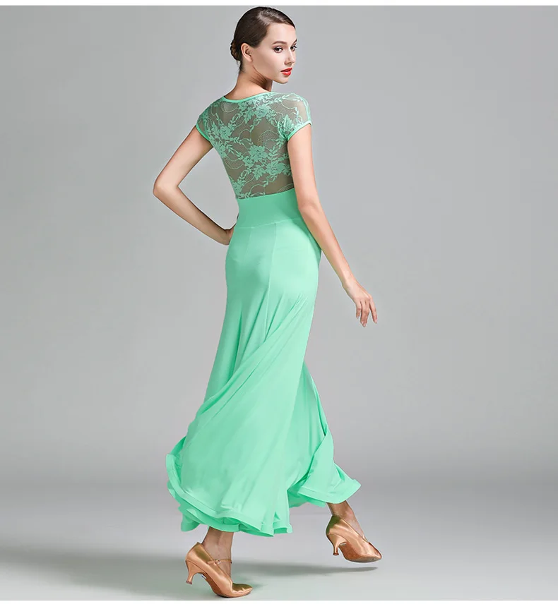 Новое поступление вечернее платье без рукавов леди костюм для современного танца женский бальных танцев Костюмы импорт шелковой ткани форма B-6181