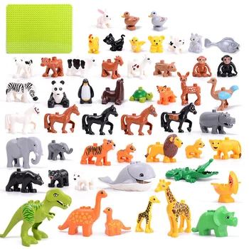 

Children Animal Model Building Block Set Compatible Puzzle Toys For Early-education YJS Dropship