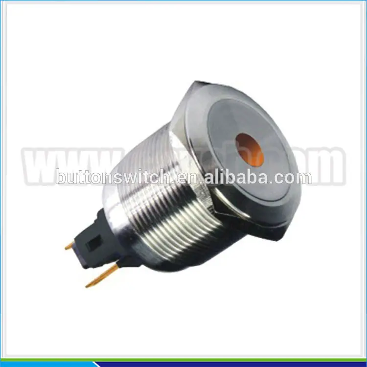 IN36 IP67 IK10 Dot led 22mm Abbeycon stainless steel waterproof led button indicator