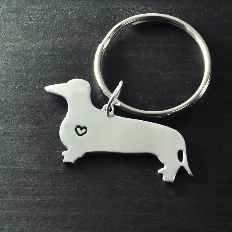 dachshund keychain