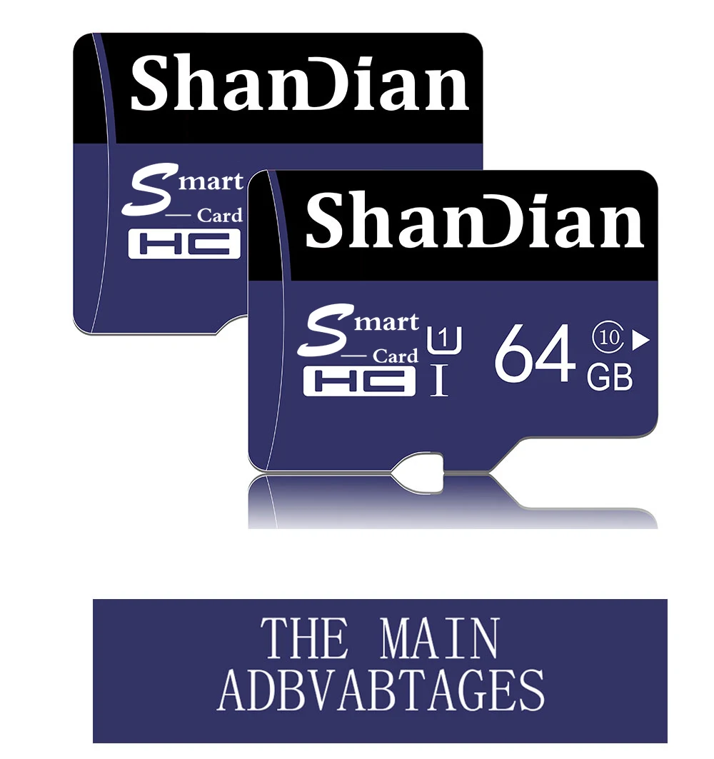 ShanDian новая карта micro sd 32 Гб 64 Гб 128 ГБ TF карта 16 ГБ 8 ГБ карта памяти TF внешний диск для камера смартфона