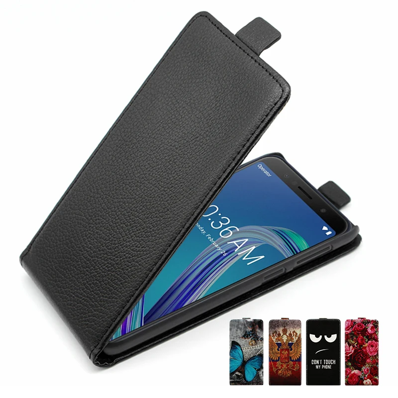 Luxury Flip Leather For Zenfone Max Pro M1 ZB602KL Flip phone Back cover case For ASUS Zenfone