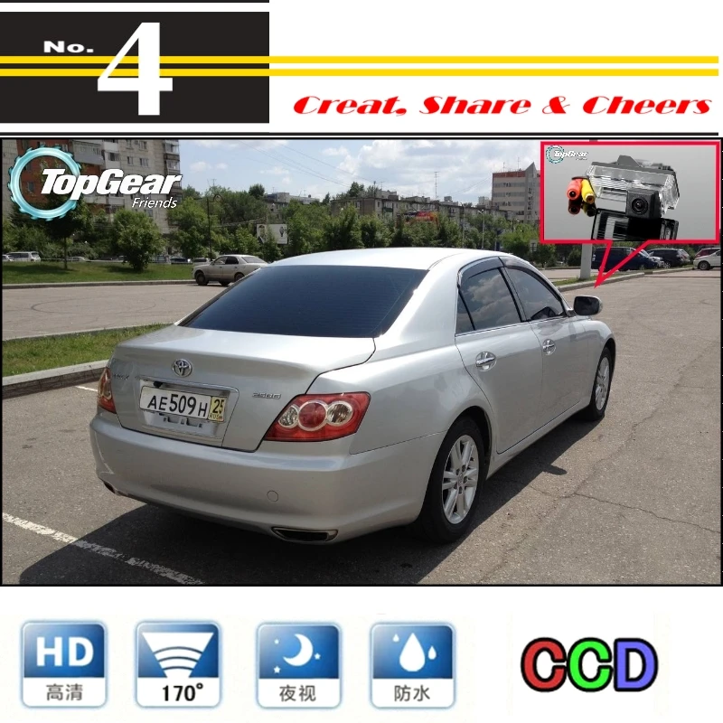

For TOYOTA Reiz / Mark X MarkX 2004~2009 Car Camera High Quality Rear View Back Up Camera For PAL / NTSC | Function CCD + RCA