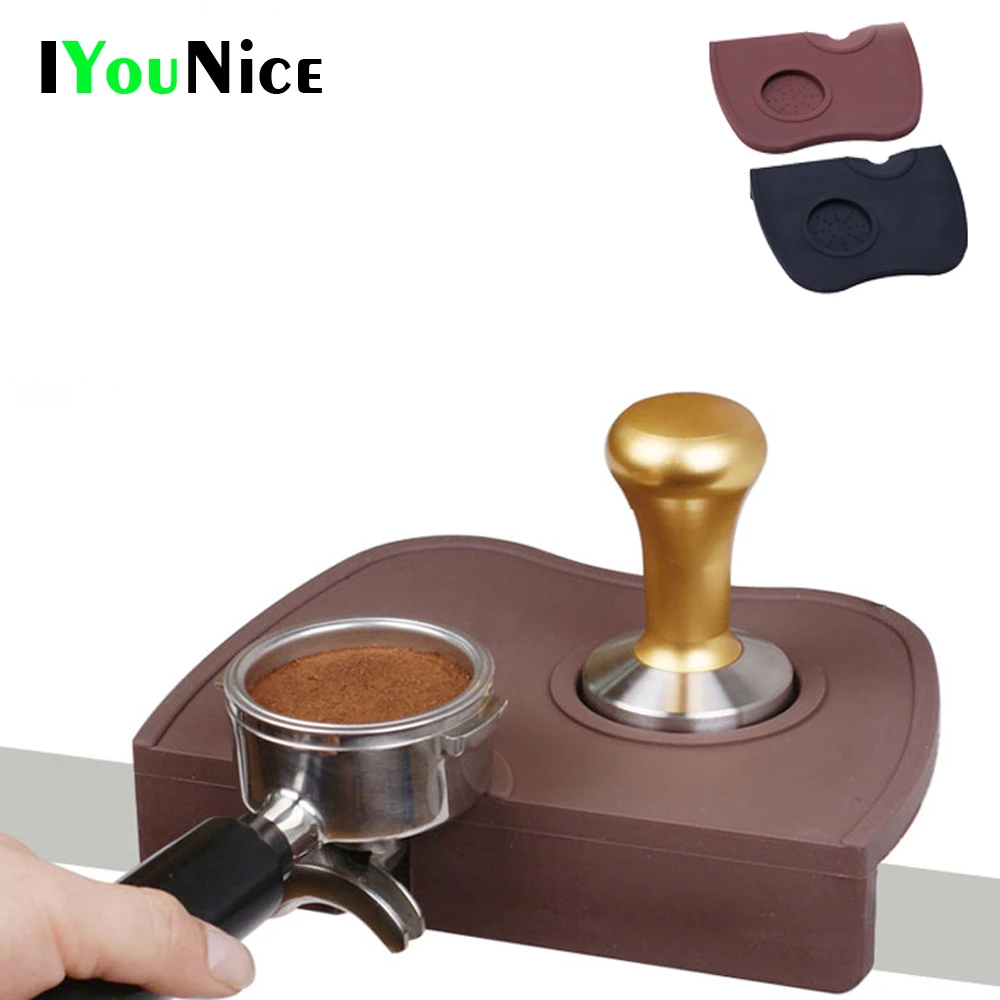 Iyounice High Quality Espresso Coffee Tamper Mat Silicon Corner