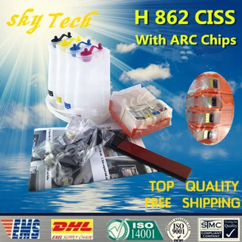 

4 Color Empty CISS For HP862XL , Hp-862 CISS suit for HP 6000 6500 B8550 B8553 B8558 C5300 C5324 C5370 C5373 etc ,With ARC Chips