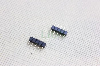 

5pin RGBW connector, 5 pin needle, male type double 5pin, for LED RGBW strip connector