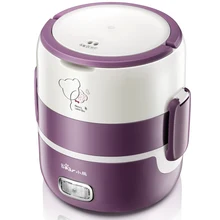 220 В мини портативный Электрический нагрев рисоварка двухслойная мульти электрическая нагревательная Ланч-бокс из нержавеющей стали внутренняя EU/AU/UK/US