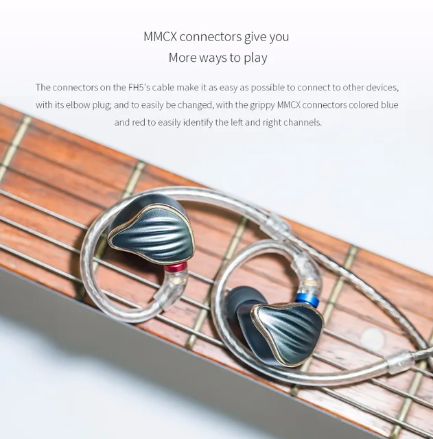 FiiO FH5 Metal Case Knowles Detachable Cable MMCX Design
