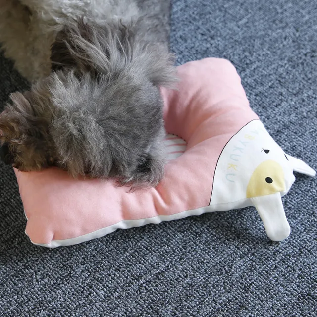 2019 Fashion Pet Pillow Cat and Dog Sleeping Pillows Special Pillows Teddy Bear Pomeranian Dogs Supplies Dog Mat Puppy 5