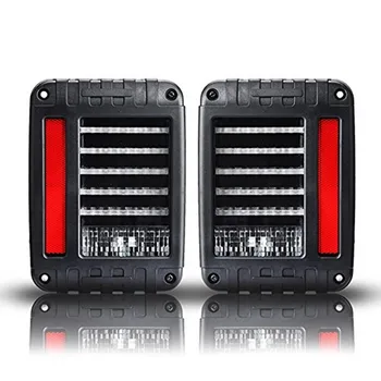 

A pair of Wrangler LED taillights can be installed in the 07-17 Wrangler to distinguish between the European version and the US