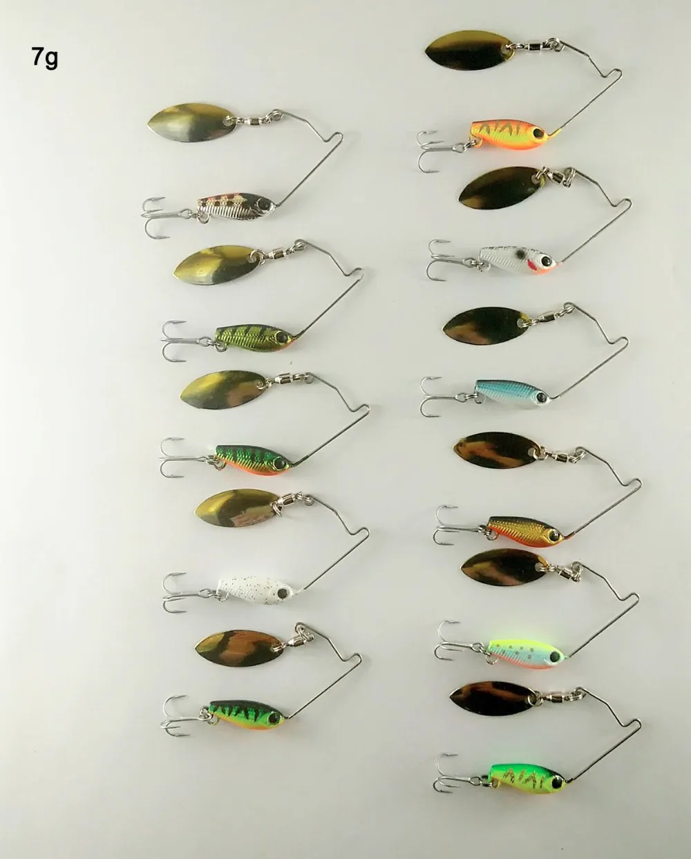 BassLegend- Metal Bait Mini Spinnerbait Bass Pike Trout Chub Fishing Lure Jigging Spoon 3.5g/5.5g/7g BassLegend- Metal Bait Mini Spinnerbait Bass Pike Trout Chub Fishing Lure Jigging Spoon 3.5g/5.5g/7g