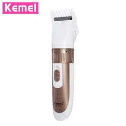 Kemei9020 Перезаряжаемые бритва беспроводные 5 резки Длина Регулируемая Clipper Электрический триммер для стрижки волос 210-240 В