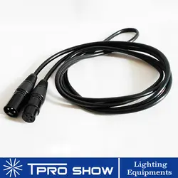 DMX кабель Xlr 3pin разъем Dmx 512 сигнал для беспроводной контроллер DMX светодиодное освещение для дискотек Лазерная движущаяся головка дымовая