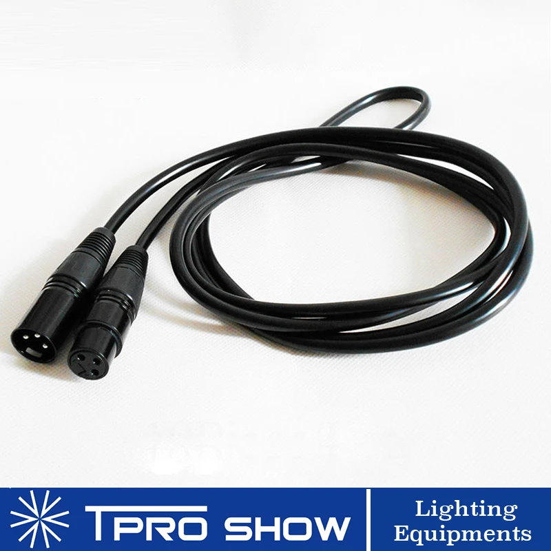 

DMX Cable Xlr 3pin Connector Dmx 512 Signal for Dmx Wireless Controller Dj Light LED Laser Moving Head Smoke Machine 1- 15Meter