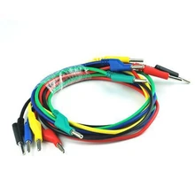 Новинка 150 см/шт., 4 мм 16AWG силиконовые высоковольтные вилки банана к банану Тестовые провода кабель двойной провод 15A 1500 В