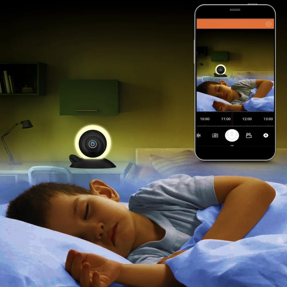 

Panoramic Wifi HD 960P Secirity Camera Two-way Communication Night Vision Camera Motion Detection Remote Viewing Monitor