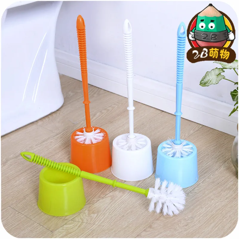 Long handled toilet brush soft bristle to clean the toilets 157 child