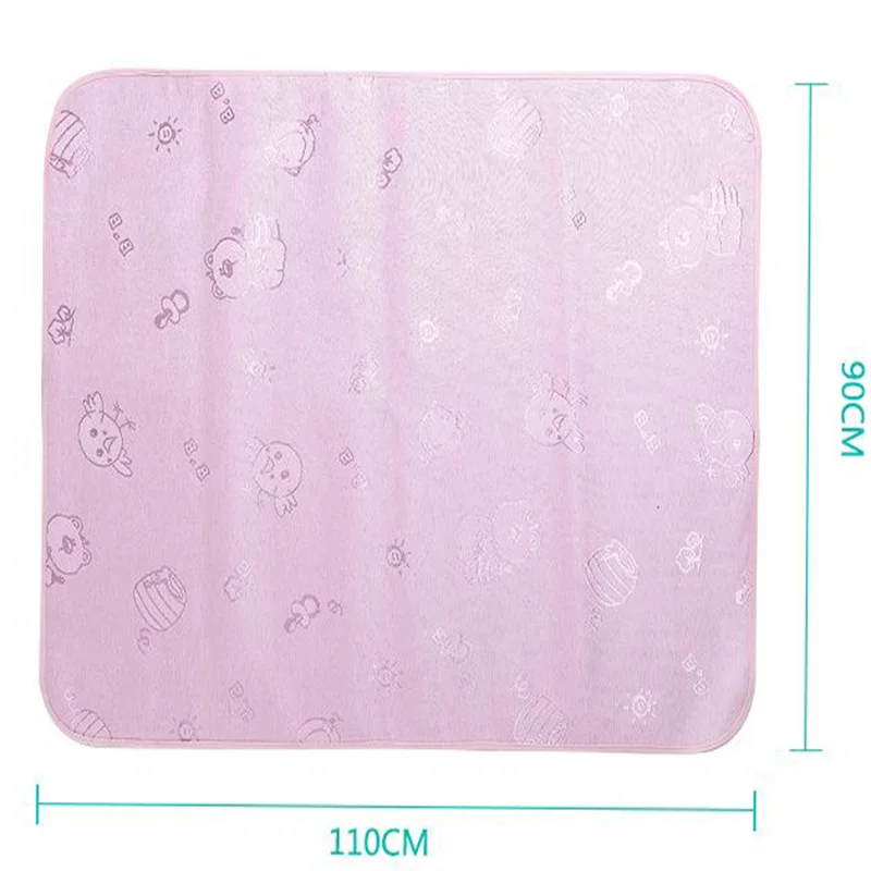 Newborn Baby Insulation Pad Summer Breathable Waterproof Mattress Washable Large Baby Ice Silk Mat Summer Thin Section