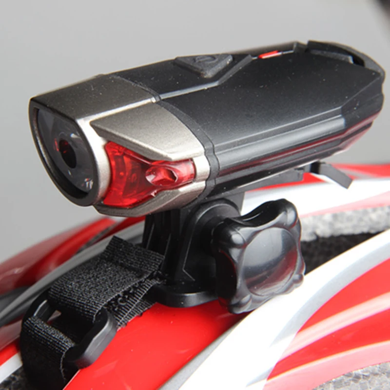 Cycling Bike Helmet Lamp USB Rechargeable Bicycle Tail Light Headlamps
