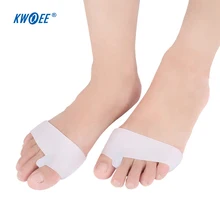 1 пара = 2 шт биологический силиконовый корректор большого пальца стопы вальгусная деформация Ортез разделитель пальцев ног накладка на стопу инструмент для ухода за пальцами разделитель пальцев ног