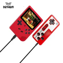 Встроенный 400 игр 1000mAh аккумулятор Ретро видео портативная игровая консоль+ геймпад 2 плеера двойной 3,0 дюймов цветной ЖК-игровой плеер