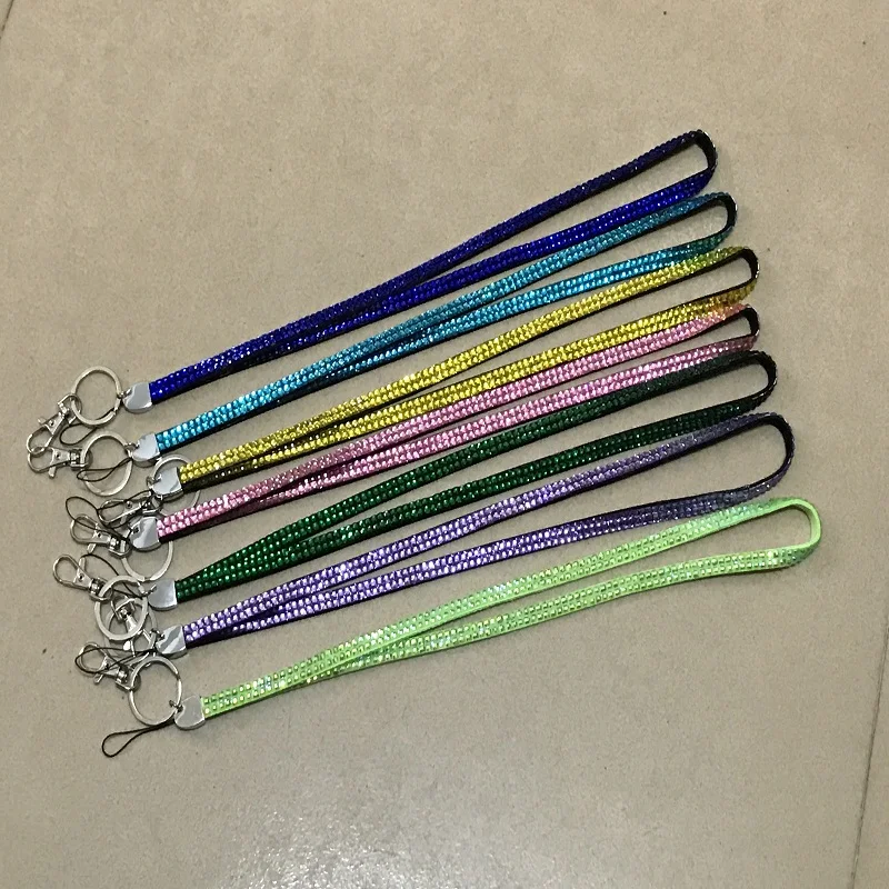 high quality crystal lanyards Crystal decorative rhinestone neck