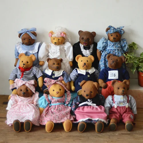 

Recommend!!! Vintage Retro Teddy Bear Swiss Dreamkid Cute Stuffed Animals Plush Toy Doll Birthday Gift Limited Collection