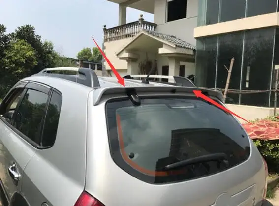 

High quality case For Hyundai Tucson 2005-2013 whole new ABS Grey primer Rear Trunk lid Aero Wing Spoiler (Note: color)