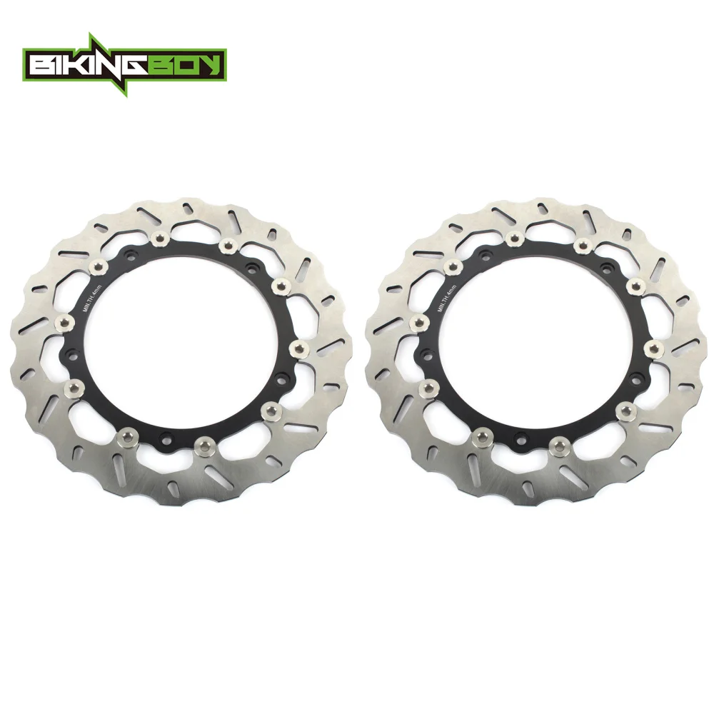 Bikingboy Dischi Freno Anteriore Dischi Rotori S1000Rr 09-15 S 1000 Rr Cast Wheel 2019-2021 S1000R 14-17 S1000Xr 15 16 17 18 19 20 21