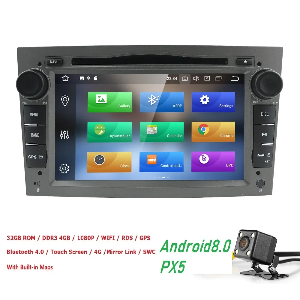 

OctaCore HD 2 Din 7"Android8.0 for Opel Vectra Antara Zafira Corsa Meriva Astra Car DVD GPS With 4G/WIFI PC Audio TV Radio 4GRAM