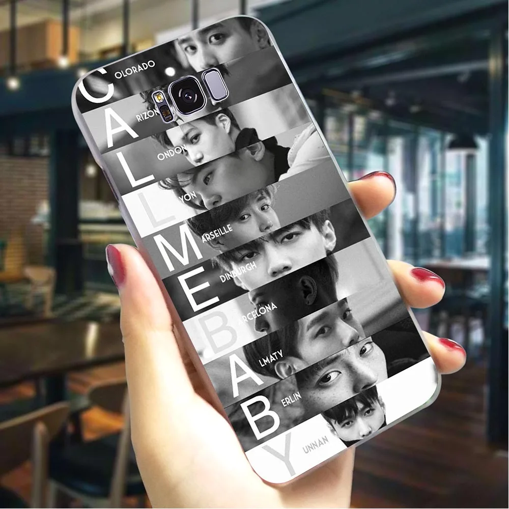 

Plastic Phone Case for Galaxy S10 EXO baekhyun Cover for Samsung M10 Cases S9 Plus S10e M20 M30 S7 Edge S6 S8 Note 8 9
