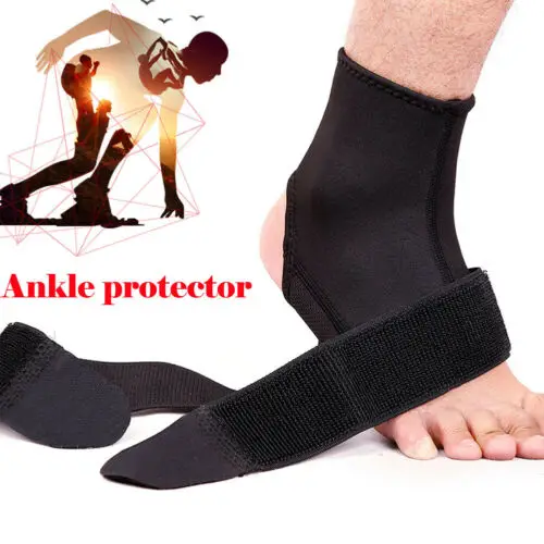

Adjustable Sports Elastic Ankle Compression Sleeve Brace Support Protector Wrap Bandage Basketball Soccer Bandage Compression