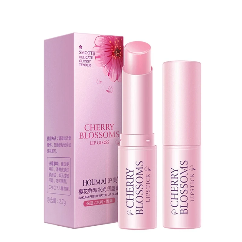 Cherry Blossom Essence увлажняющий бальзам для губ осветляет линии губ анти-сушка ремонт средство против морщины вокруг губ продукт для ухода за губами - Цвет: GA0460A