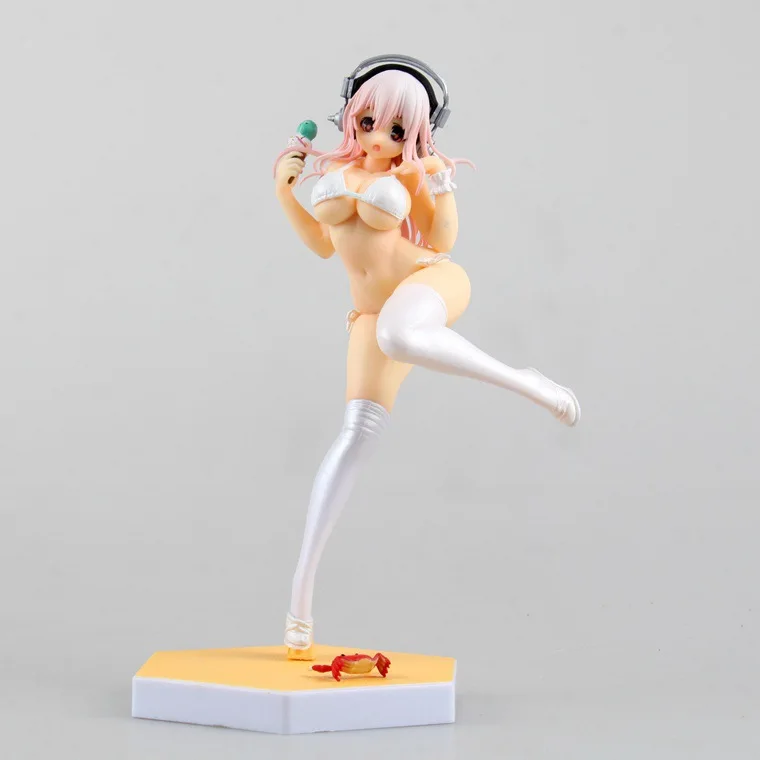 

Super Sonic 16Cm Figure Swimsuit Wave PVC Toy Action Figure in Box Free Shipping