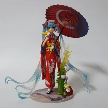 

Hatsune Miku Action Figures Stronger Vocaloid Kimono PVC Figure Toy Anime Hatsune Miku Stronger Vocaloid Collectible Model Toys
