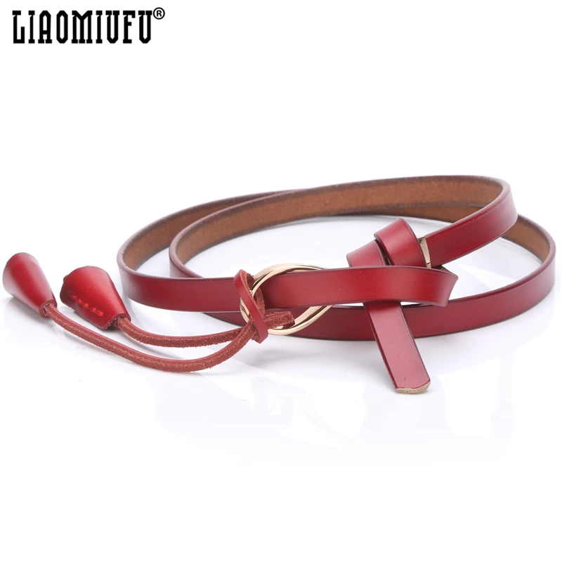 

LIAOMIUFUNew Women Belt High Quality Cow Genuine Leather Belts For Women Fashion Brand Casual Womens Dress Leather Belt