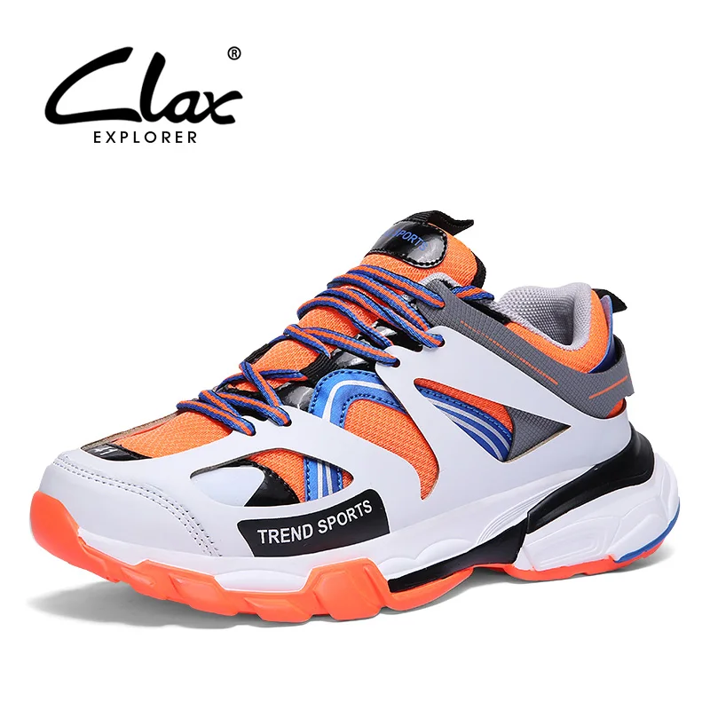 

CLAX Mens Casual Shoes 2019 Spring Summer Fashion Sneakers Male designer trainers Light Walking footwear chaussure homme