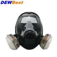 DEWBEST респиратор, противогаз, промышленность, покраска, распыление, безопасность, полная лицевая противогаз, респиратор для лица