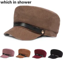 Вельветовые армейские кепки для женщин и мужчин, одноцветная Осенняя Кепка на плоской подошве, Женская темно-синяя кепка, Мужская Военная Кепка, Мужская Женская армейская шапка Gorras Bone