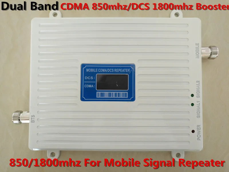 

LCD Display GSM 850mhz DCS 1800Mhz Repeater Dual Band Celular Mobile Phone Signal Booster CDMA Repeater 4G LTE booster Amplifier